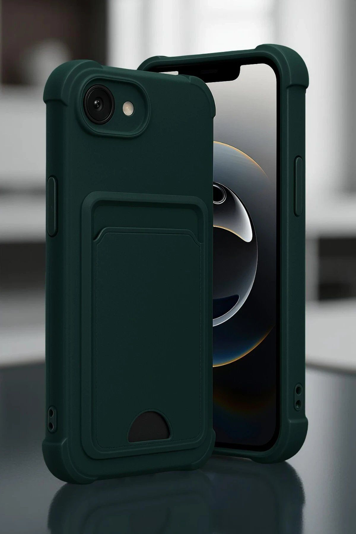 Toptan Bulurum Apple iPhone 16E Kelvin Kartvizitli Silikon - Lila