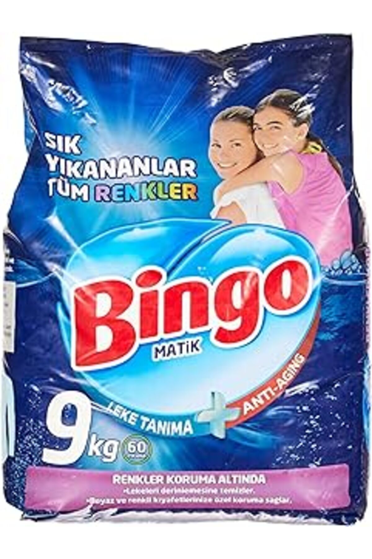 Pazarcan Matik Sık Yıkananlar 60 Yıkama Toz Çamaşır Deterjanı (1 X 9 Kg)