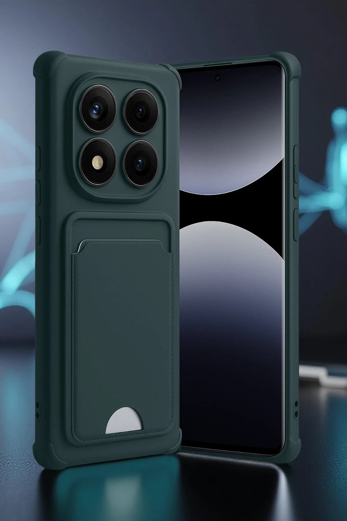 Toptan Bulurum Xiaomi Redmi Note 14 Pro 5G Kelvin Kartvizitli Silikon - Bordo