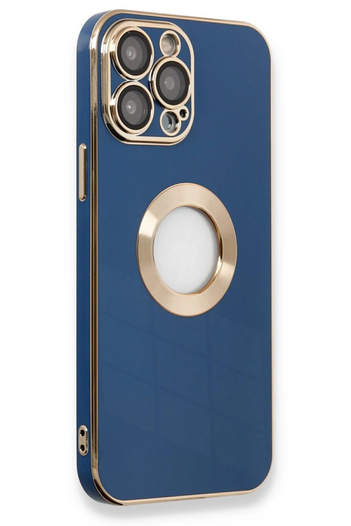 Toptan Bulurum iPhone 14 Pro Max Kılıf Store Silikon - Mavi