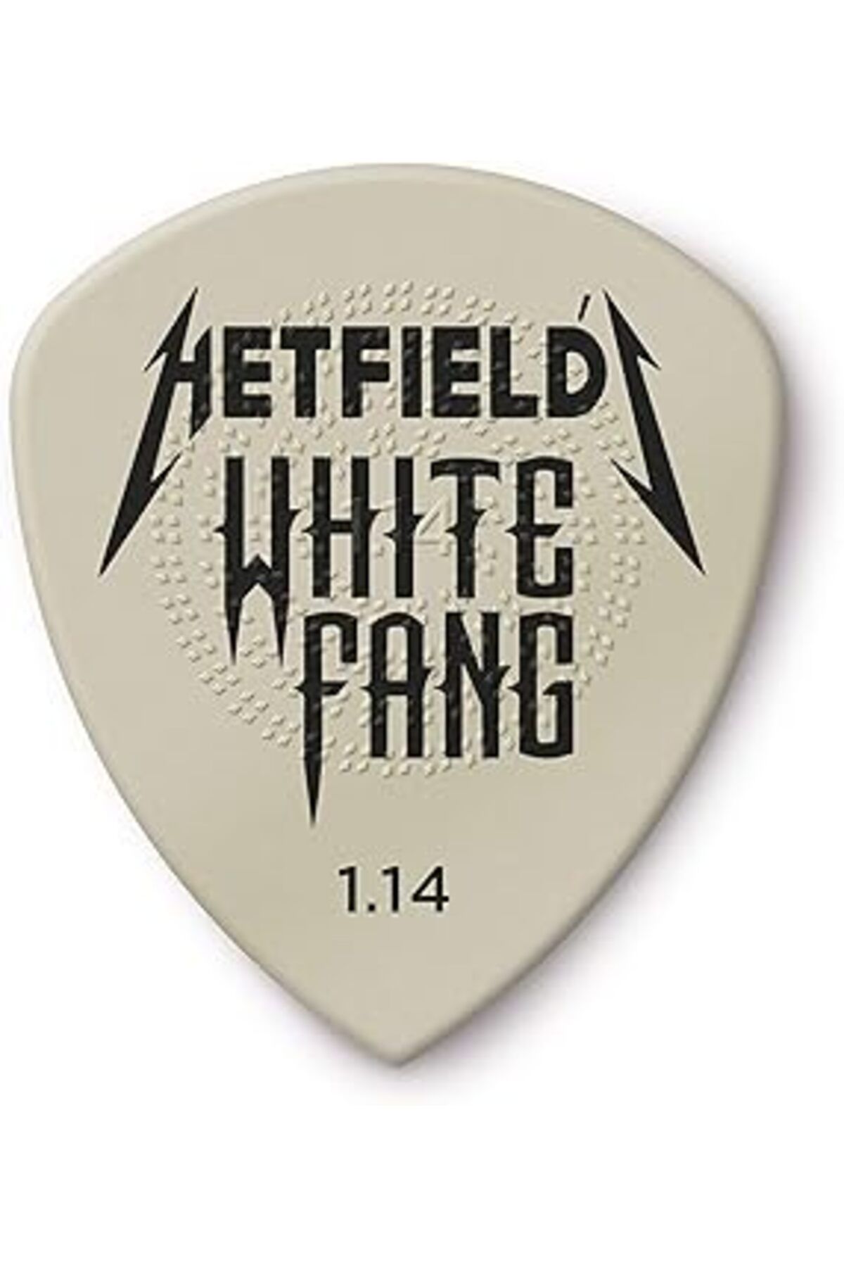 Pazarcan Jim Dunlop Dunlop Picks Ph122P1.14 - Hetfield Beyaz Fang Akışı 1,14 Mm - Oyuncu Paketi 6
