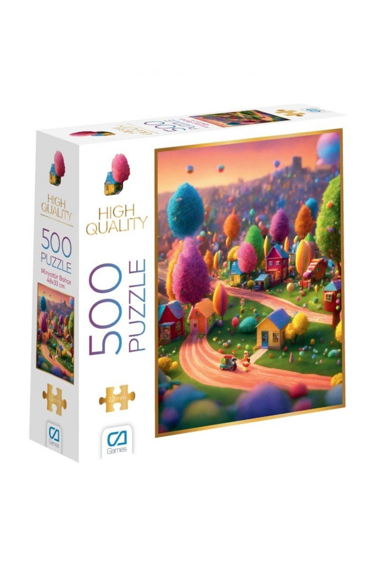mavi su dünyası Minyatür Bahçe Puzzle 500 Parça