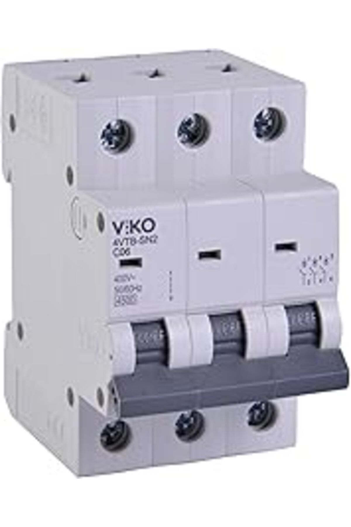 Qedii 4Vtb-3C06 Otomatik Sigorta 4,5Ka C Tipi 3 Kutup 06A