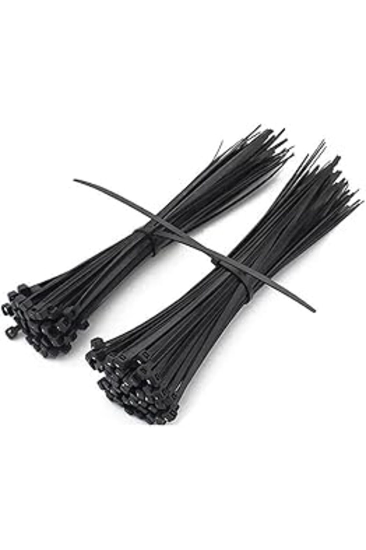 Qedii Zenith 4,8X300 Siyah Kablo Bağı & Plastik Kelepçe & Cırt Kelepçe 100 Adet (Paket)