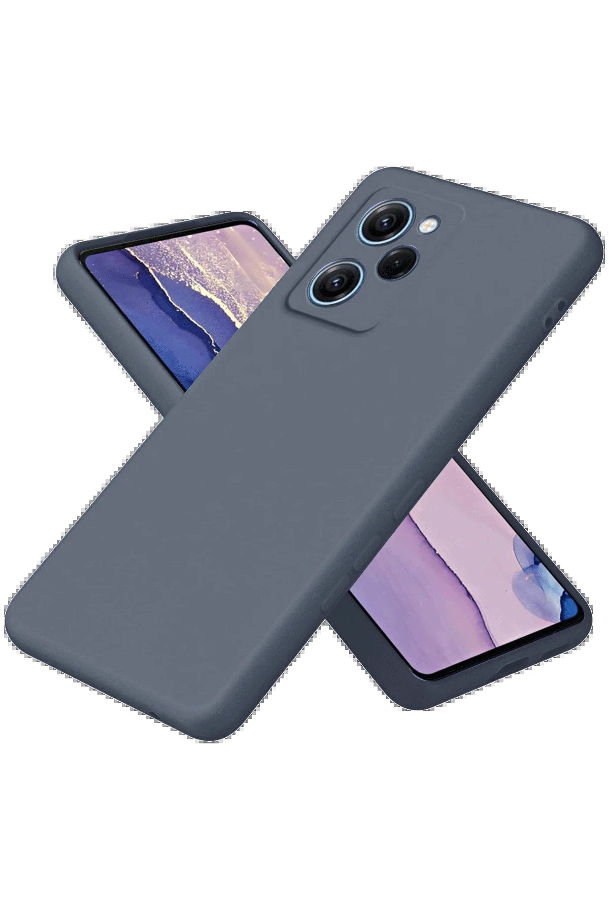 Toptan Bulurum Xiaomi Poco X5 Pro 5G Nano içi Kadife Silikon - Gri