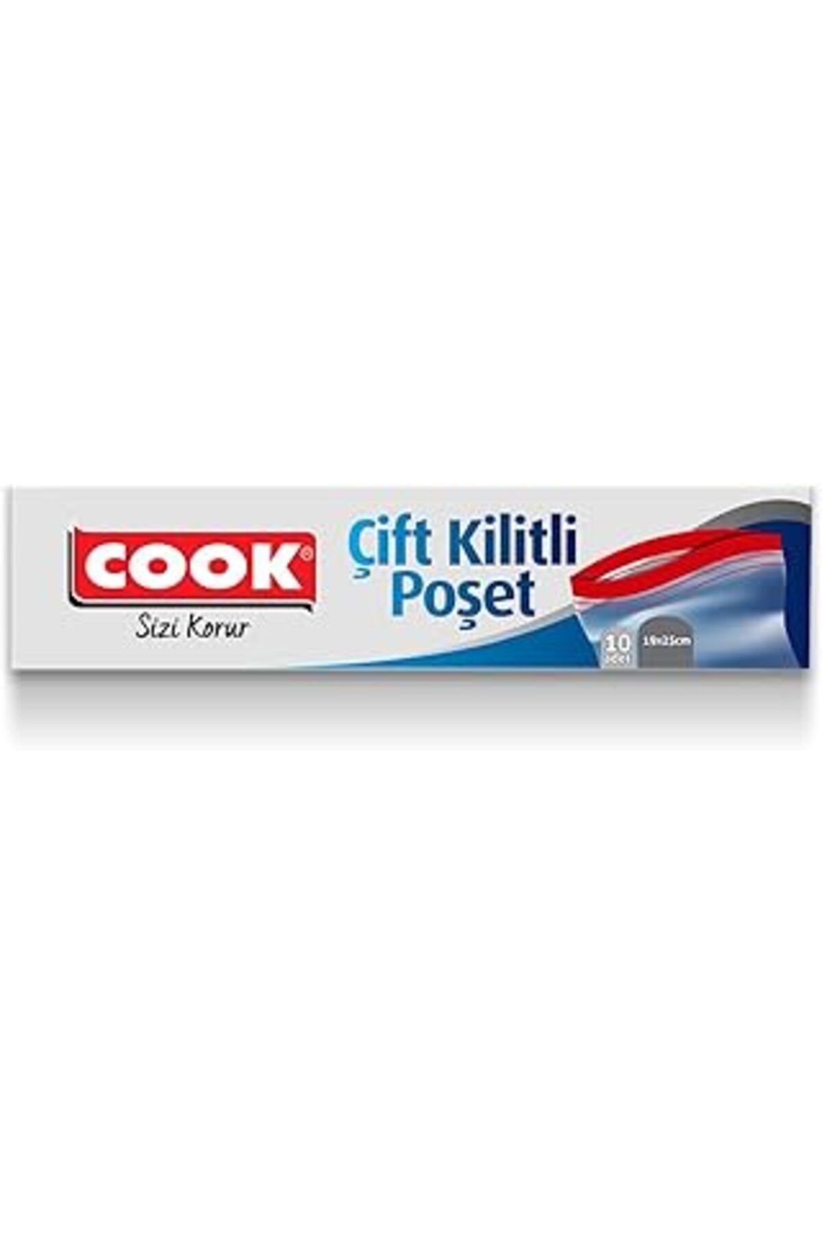 Pazarcan Cook Kilitli Buzdolabı Poşeti 19 X 25 Cm (10 Ad/Kutu Içi)