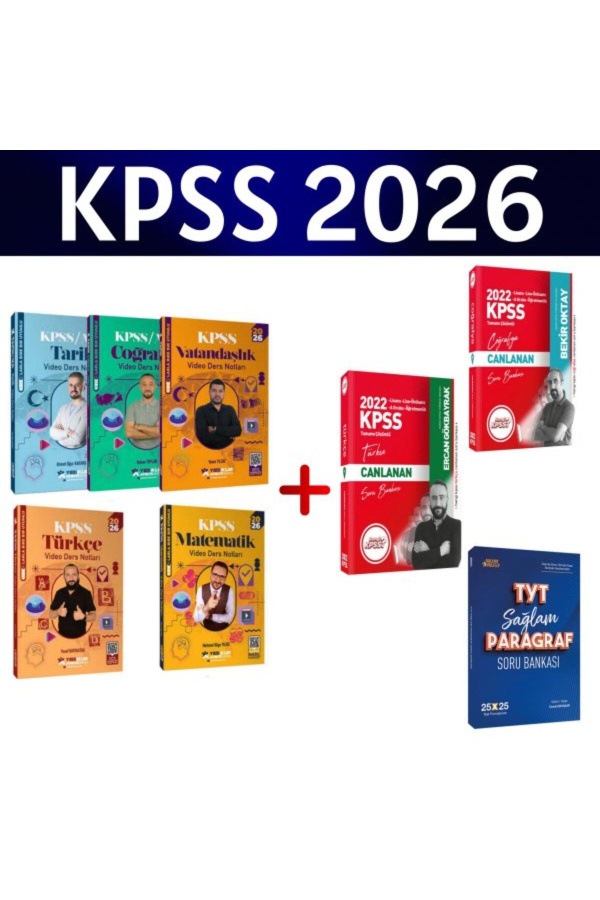 Hangi KPSS Yediiklim 2026 KPSS GK-GY Tüm Dersler Atölye Serisi Set + 3 Soru Bankası Hediye