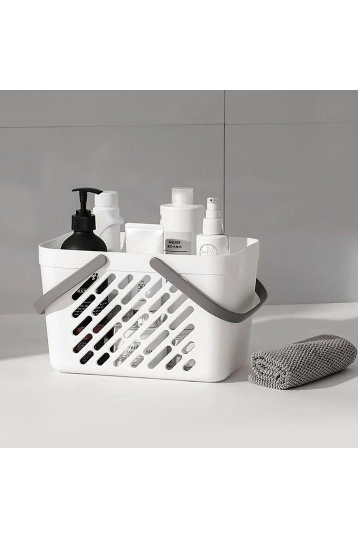 Se Yank Haus Çok Amaçlı Banyo Kozmetik Dolap Sepet Düzenleyici