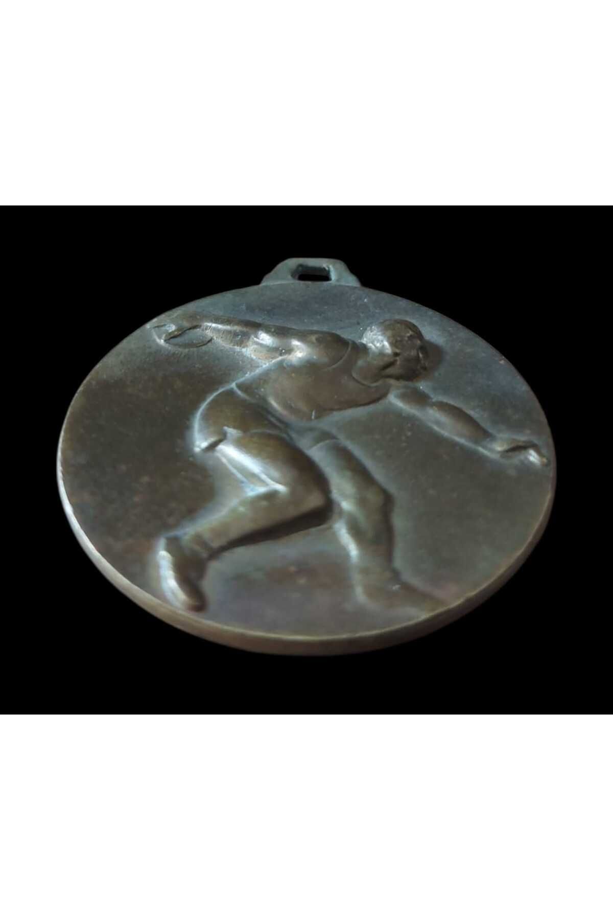 kho military design 1956 Askeri Liseler Spor Günü Birincisi Madalyon (Disk Atma)