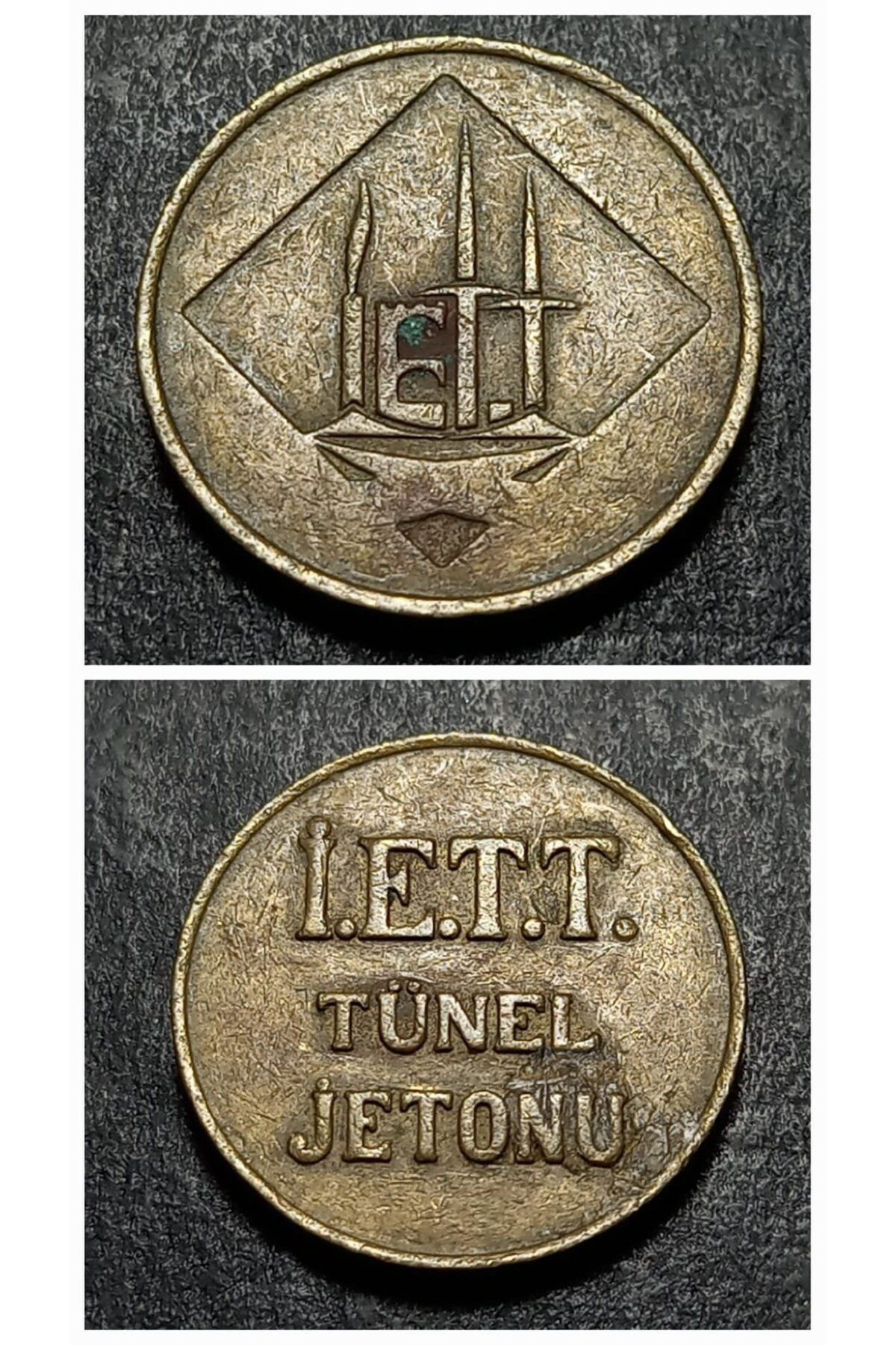 escoines koleksiyon 3996368609e1aef2ea İ.E.T.T. Tünel Jetonu Temiz/ÇT Eski Jeton