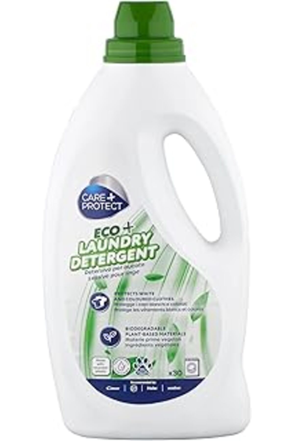 Pazarcan Care + Protect Eco+ Çamaşır Deterjanı, Makinede Ve Elde Yıkama Için, Beyaz Ve Renkli Giysiler, 30°'