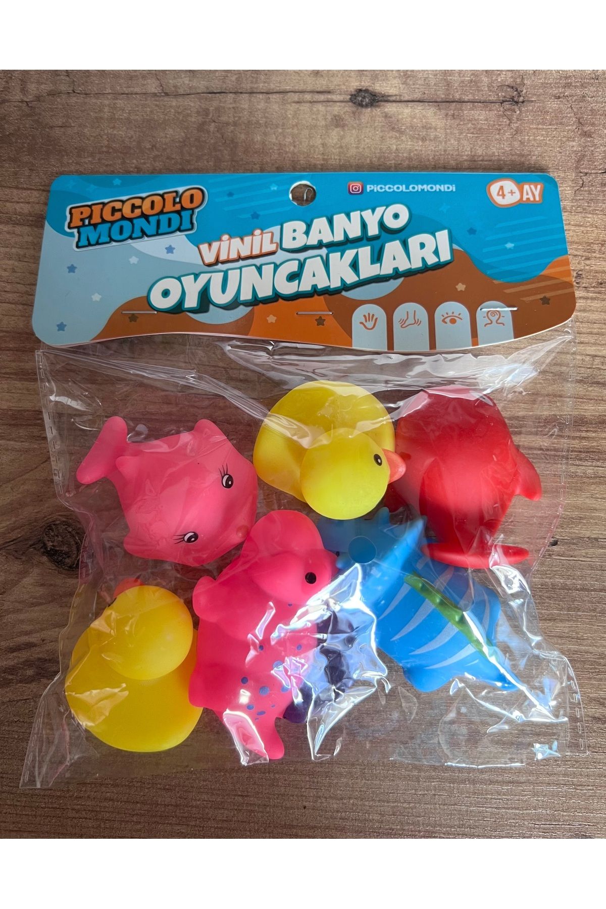 picollo mondi Banyo Oyuncakları 6 lı Paket