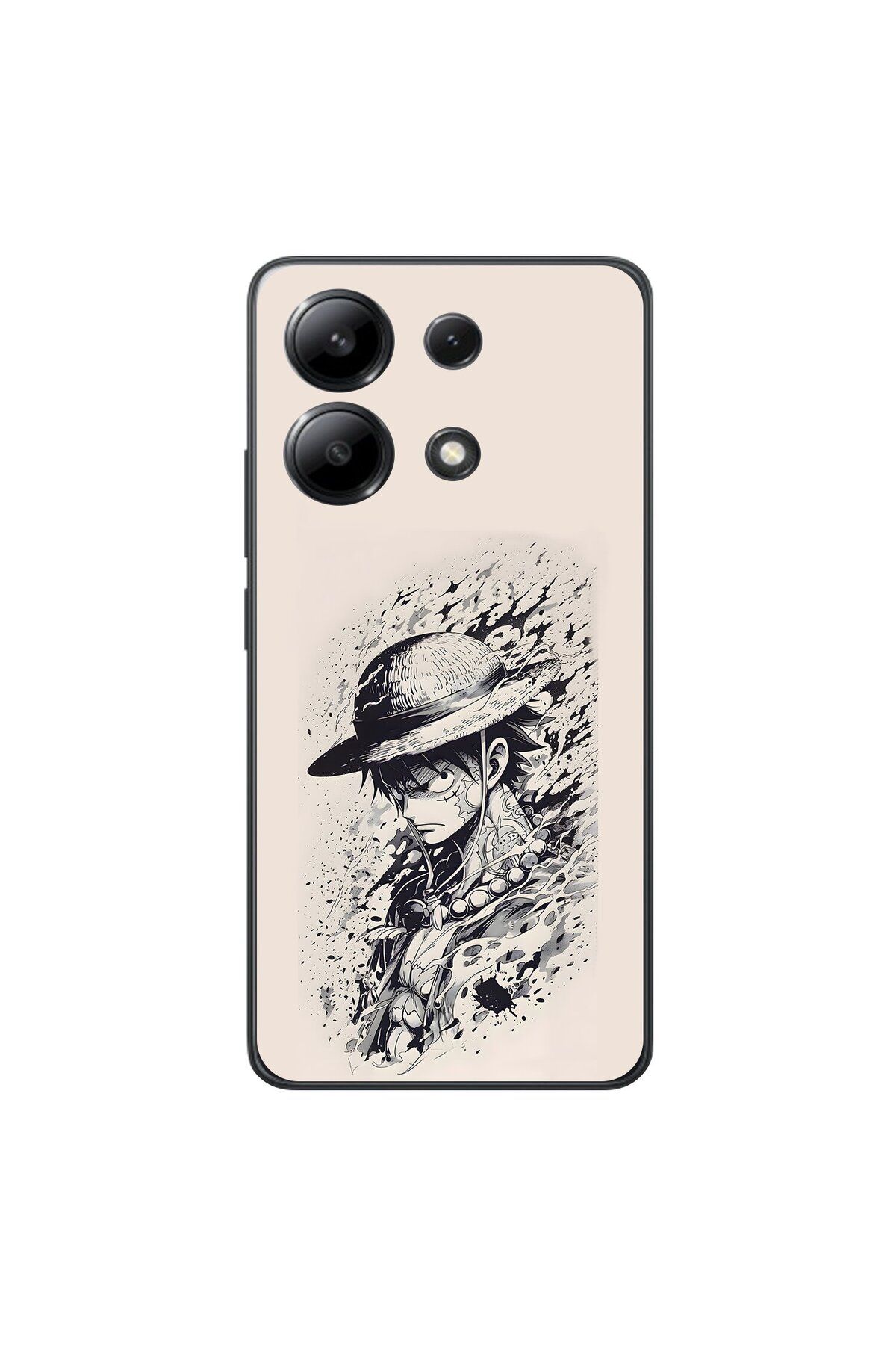 Dali Design Xiaomi Redmi Note 13 Uyumlu Şeffaf Kılıf One Piece 1 Tasarımlı
