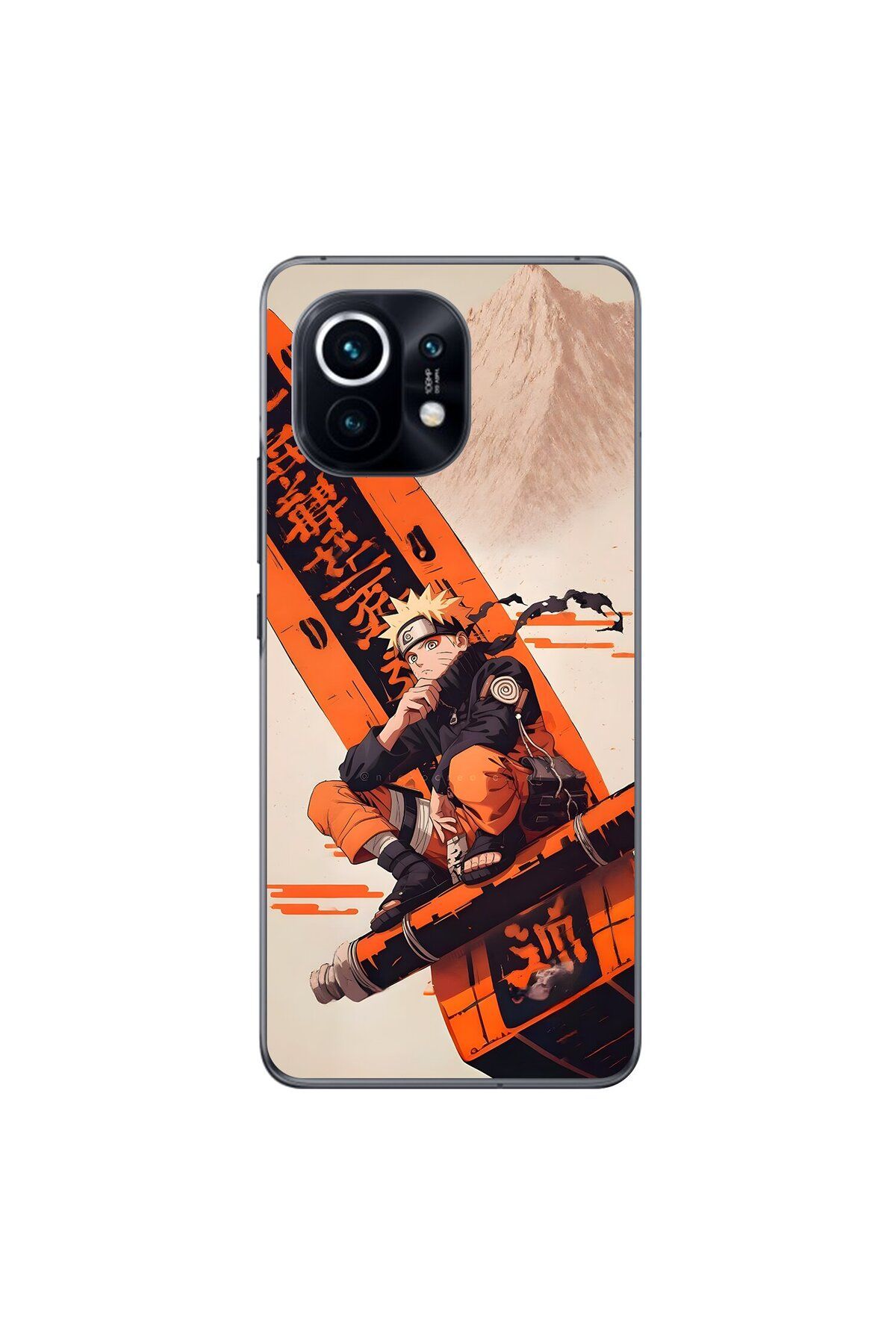 Dali Design Xiaomi Mi 11 Uyumlu Şeffaf Kılıf Naruto Tasarımlı