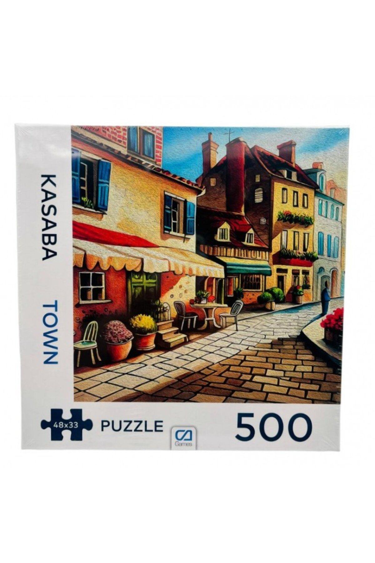 mavi su dünyası Kasaba Puzzle 500 Parça