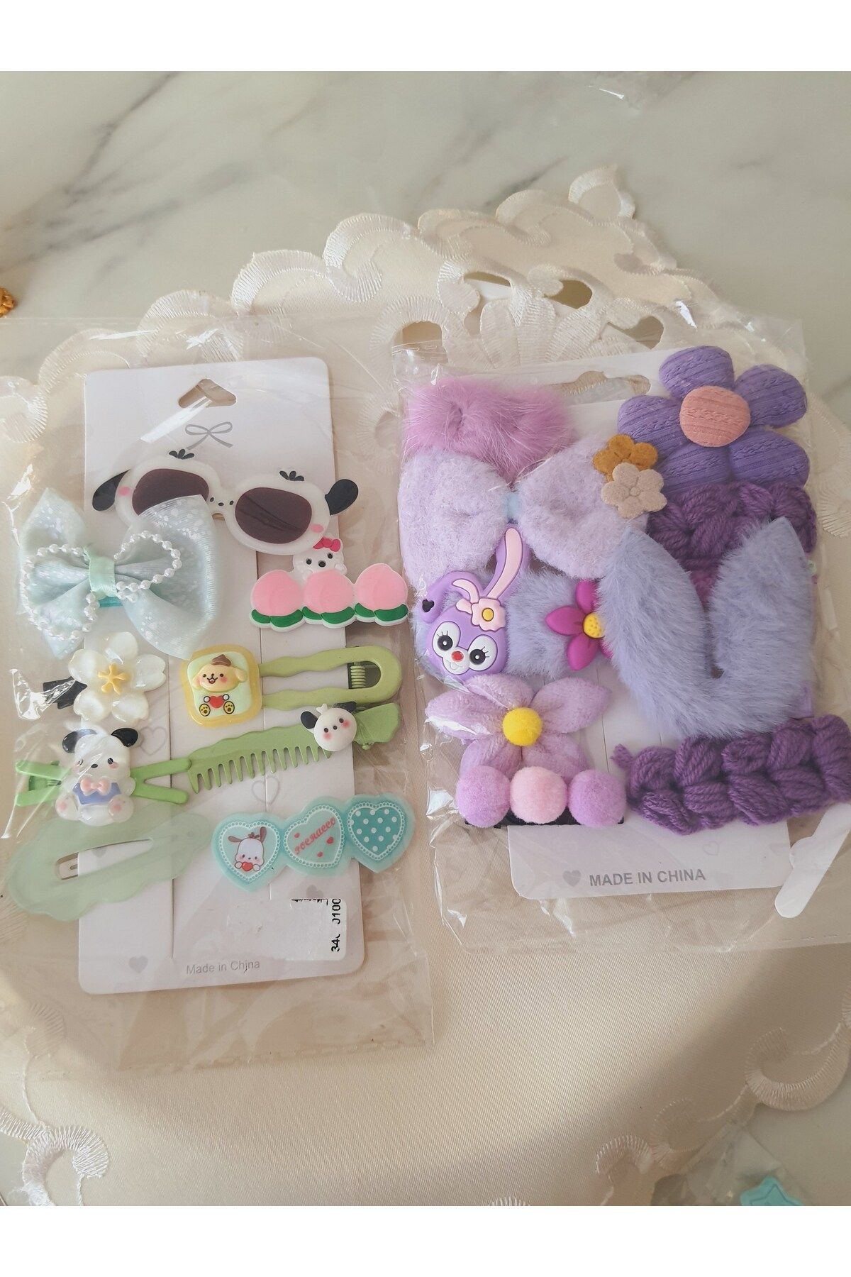 özlemmmoda Kız Bebek&Çocuk Saç Tokası Set