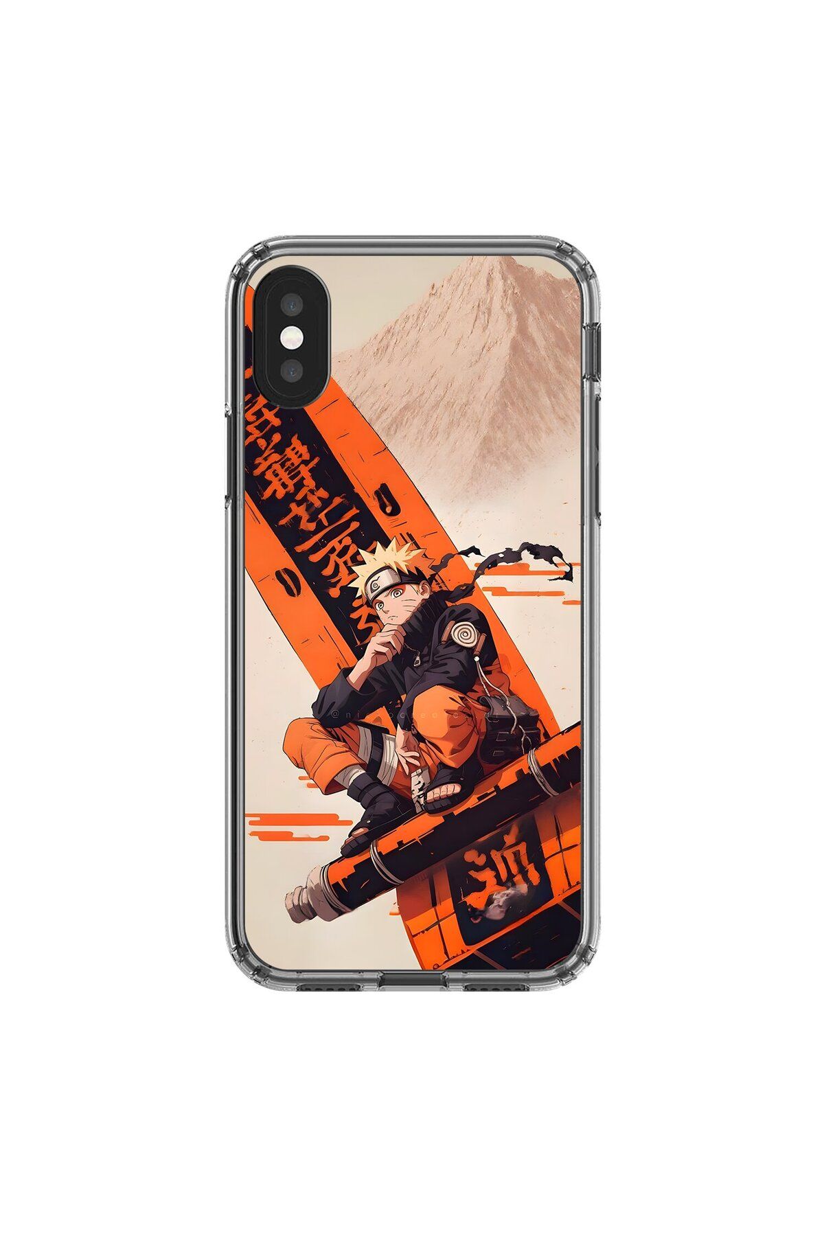 Dali Design iPhone X Uyumlu Şeffaf Kılıf Naruto Tasarımlı