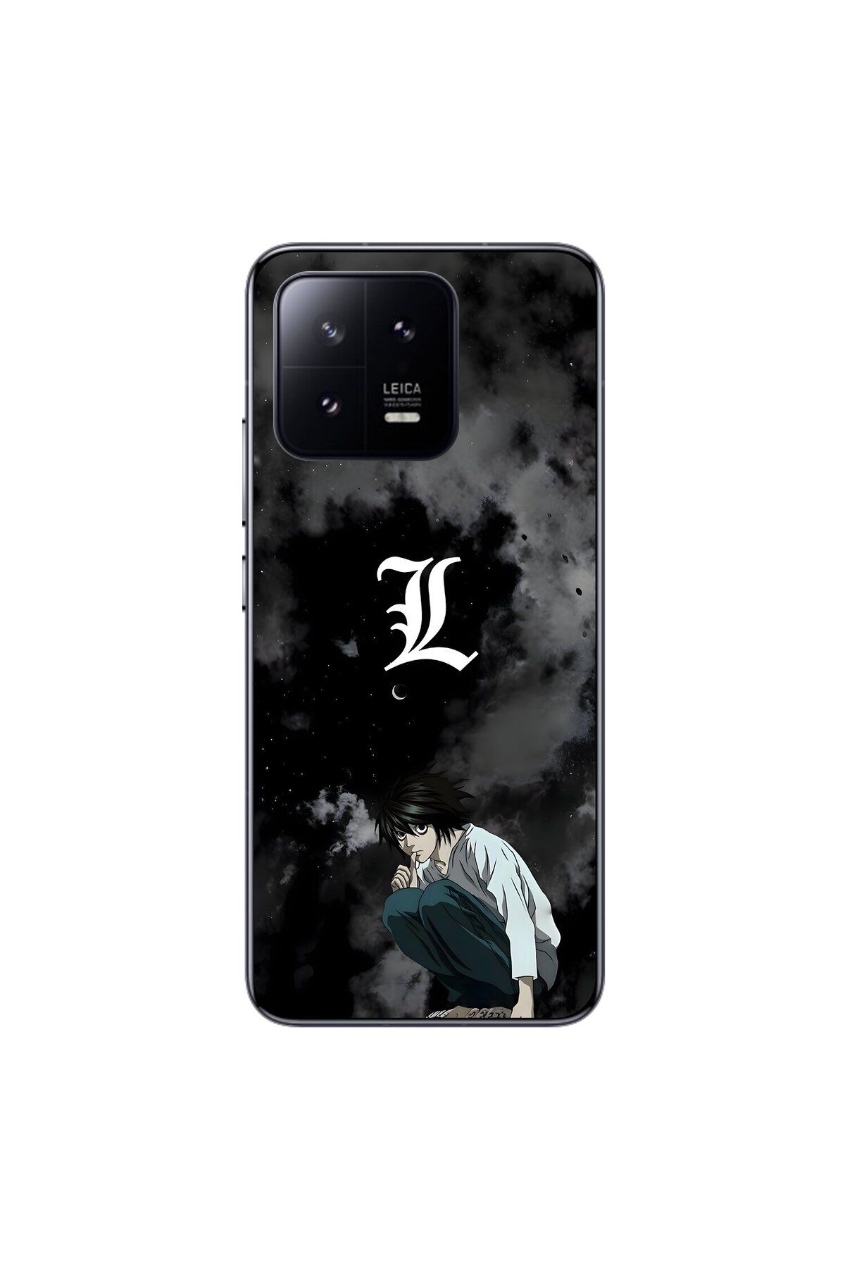 Dali Design Xiaomi Mi 13 Pro Uyumlu Şeffaf Kılıf Death Note 2 Tasarımlı