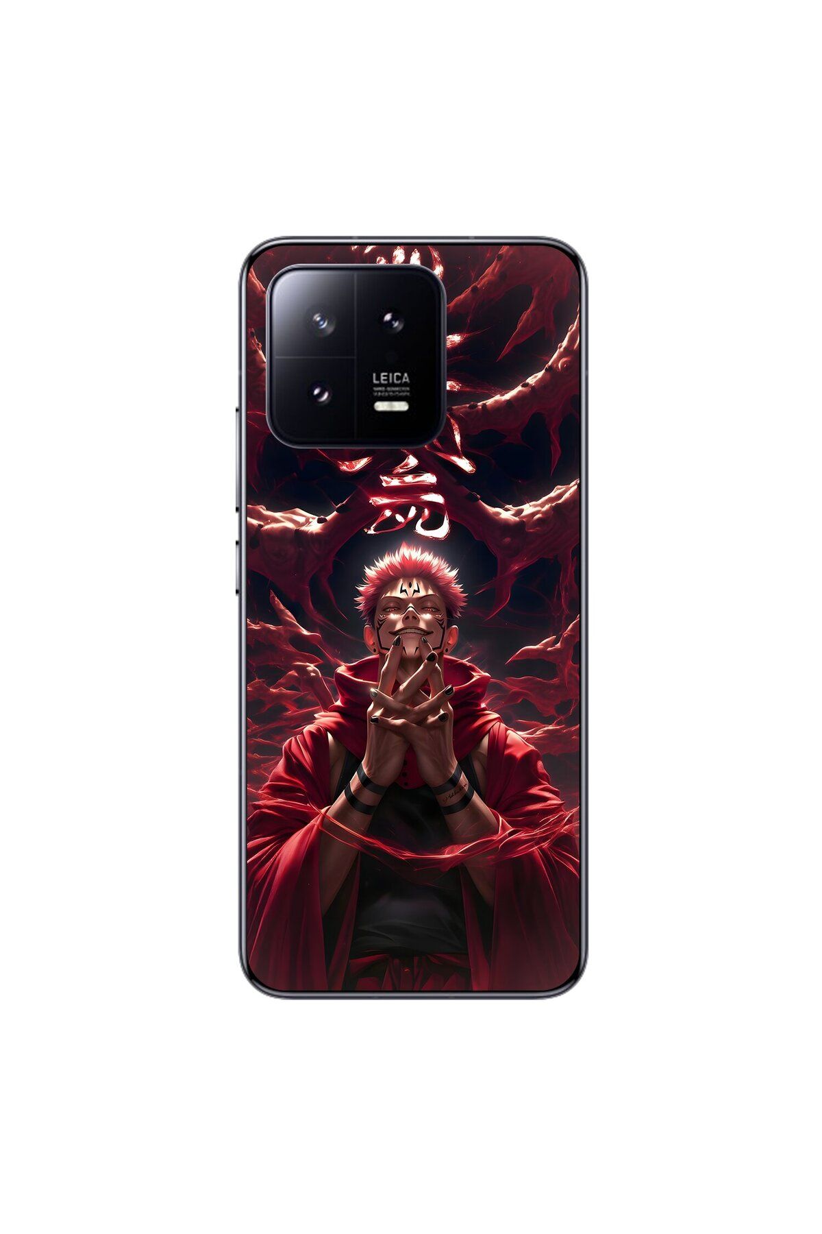 Dali Design Xiaomi Mi 13 Uyumlu Şeffaf Kılıf Jujutsu Kaisen 1 Tasarımlı