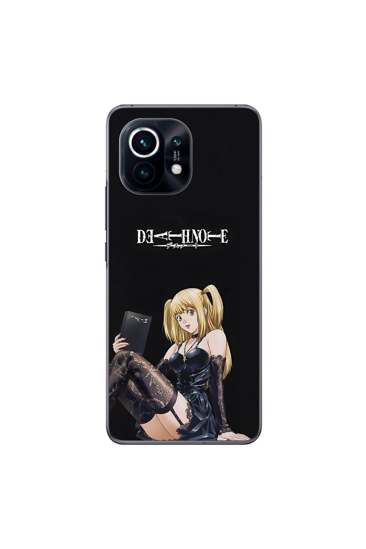 Dali Design Xiaomi Mi 11 Uyumlu Şeffaf Kılıf Death Note 3 Tasarımlı