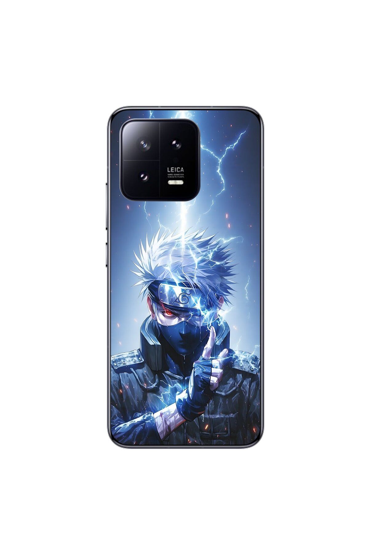 Dali Design Xiaomi Mi 13 Uyumlu Şeffaf Kılıf Naruto Kakashi Tasarımlı