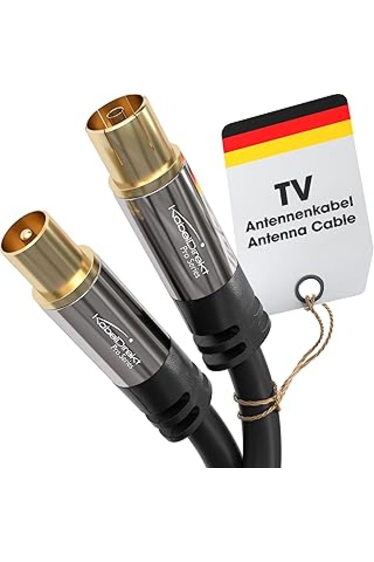 Pazarcan Kabeldirekt – 4K Anten Kablosu, Koaksiyel Kablolar – 10M – Dijital Ve Analog Tv Için Tv Kablosu, Me