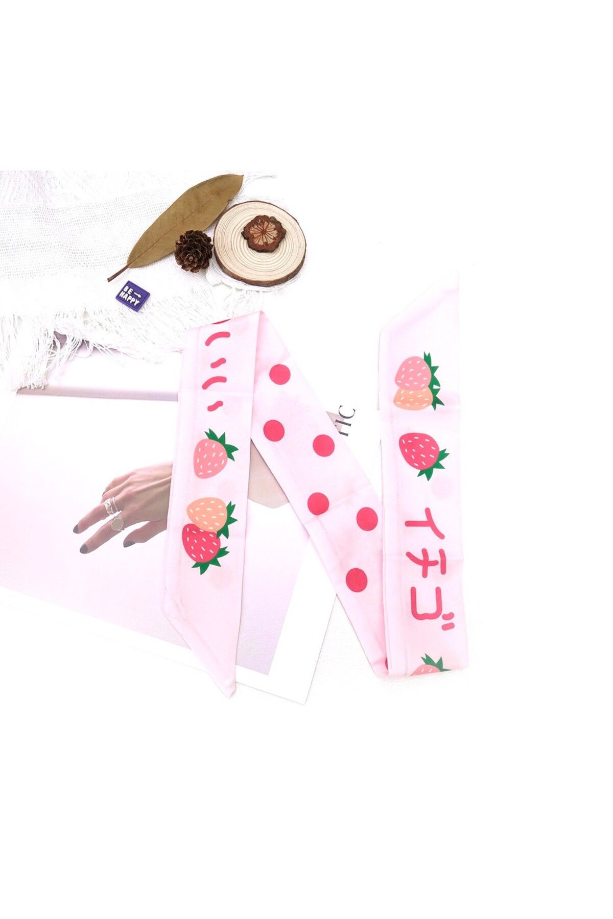 CHARMLUCKY RENKLİ DESENLİ FULAR