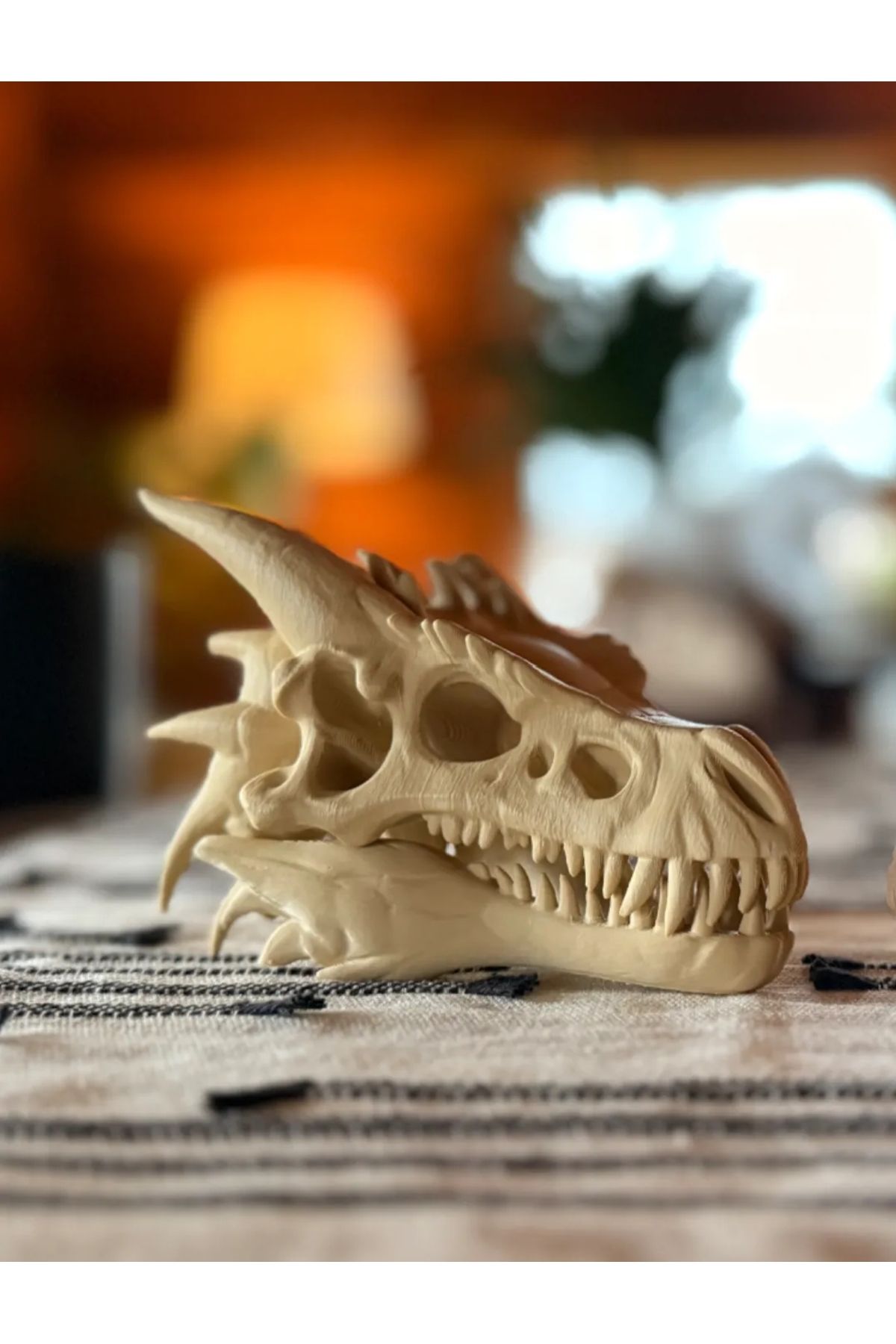 printastic Ejderha Kafatası İskeleti Ev Dekor