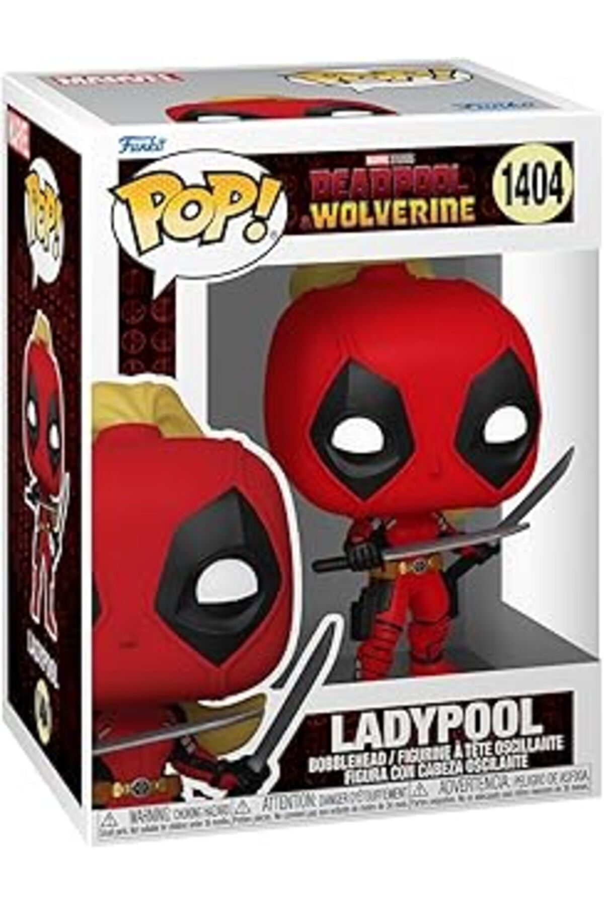 Qedii Funko Pop Marvel: Deadpool 3 - Ladypool Figür