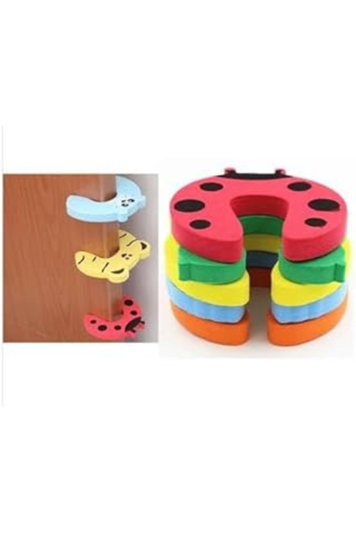TBSProjects Çocuk Bebek Güvenlik Parmak Koruyucu Kapı Stoperi 4 Lü Set