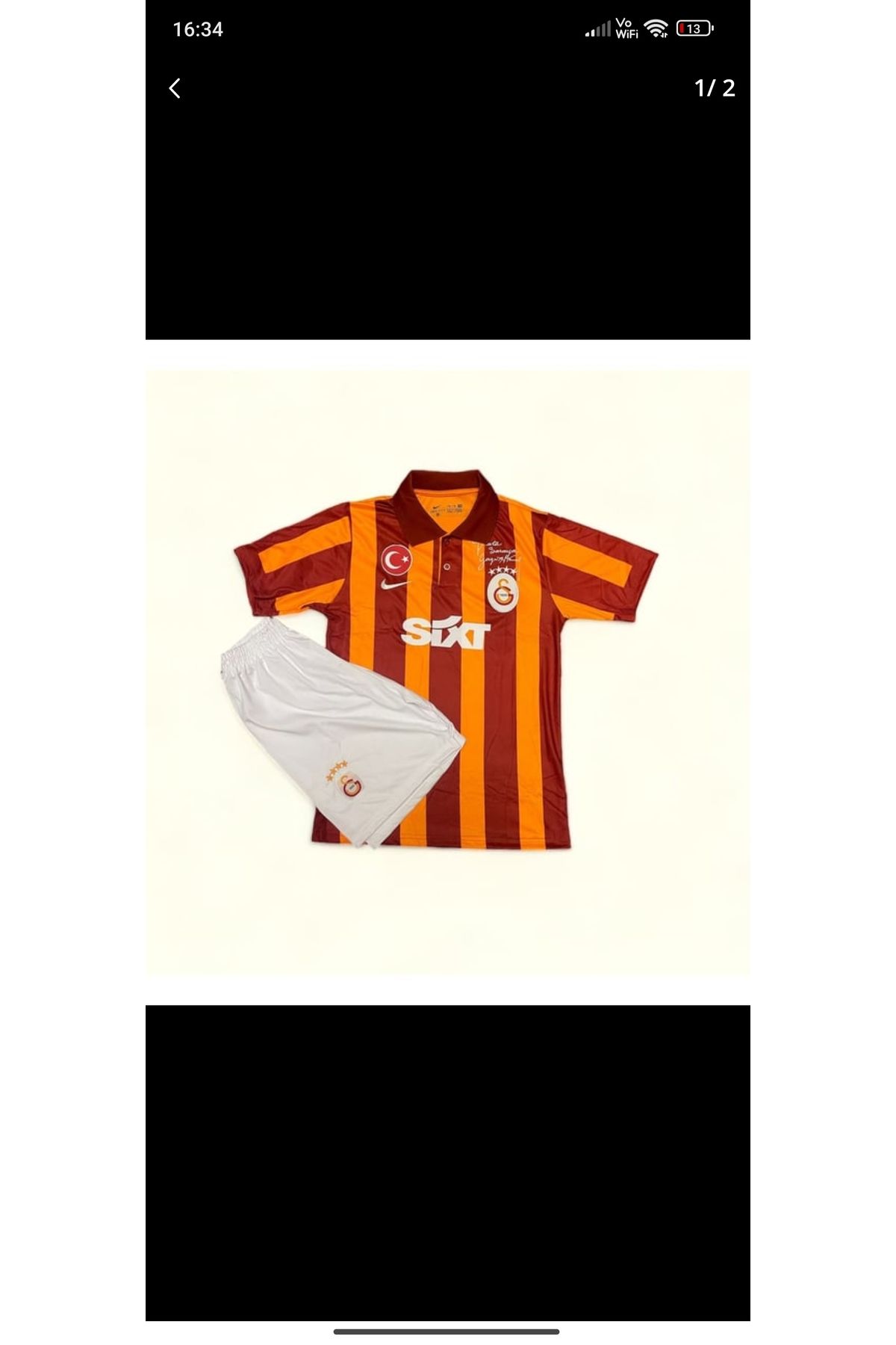 Forma Galatasaray -100.Yıl Özel Tasarım İmzalı Çocuk Yakalı Alt Üst Takım