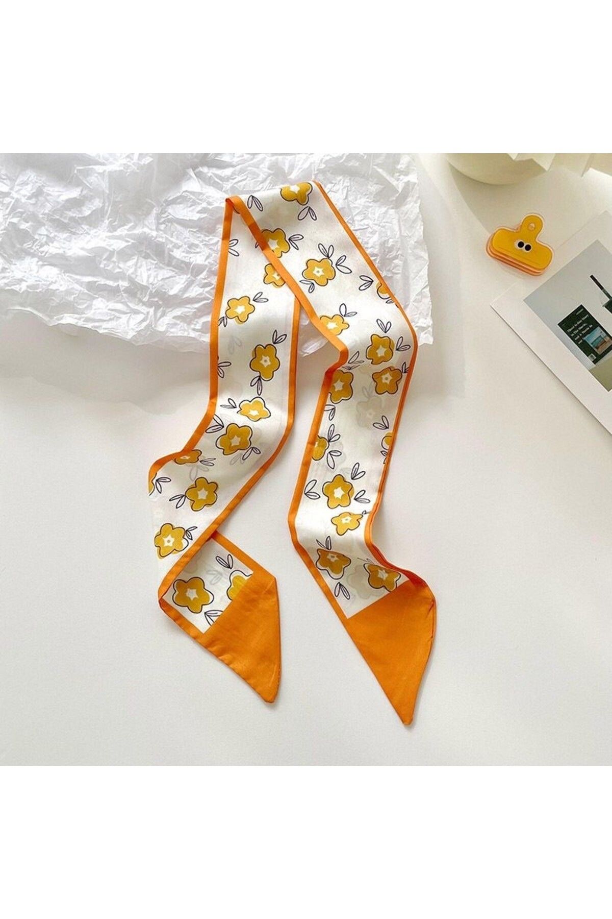 CHARMLUCKY RENKLİ DESENLİ FULAR