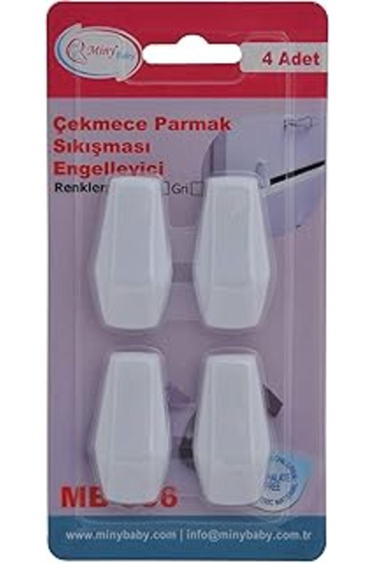 TBSProjects Miny Baby Unisex Parmak Sıkışması Engelleyici (Beyaz)