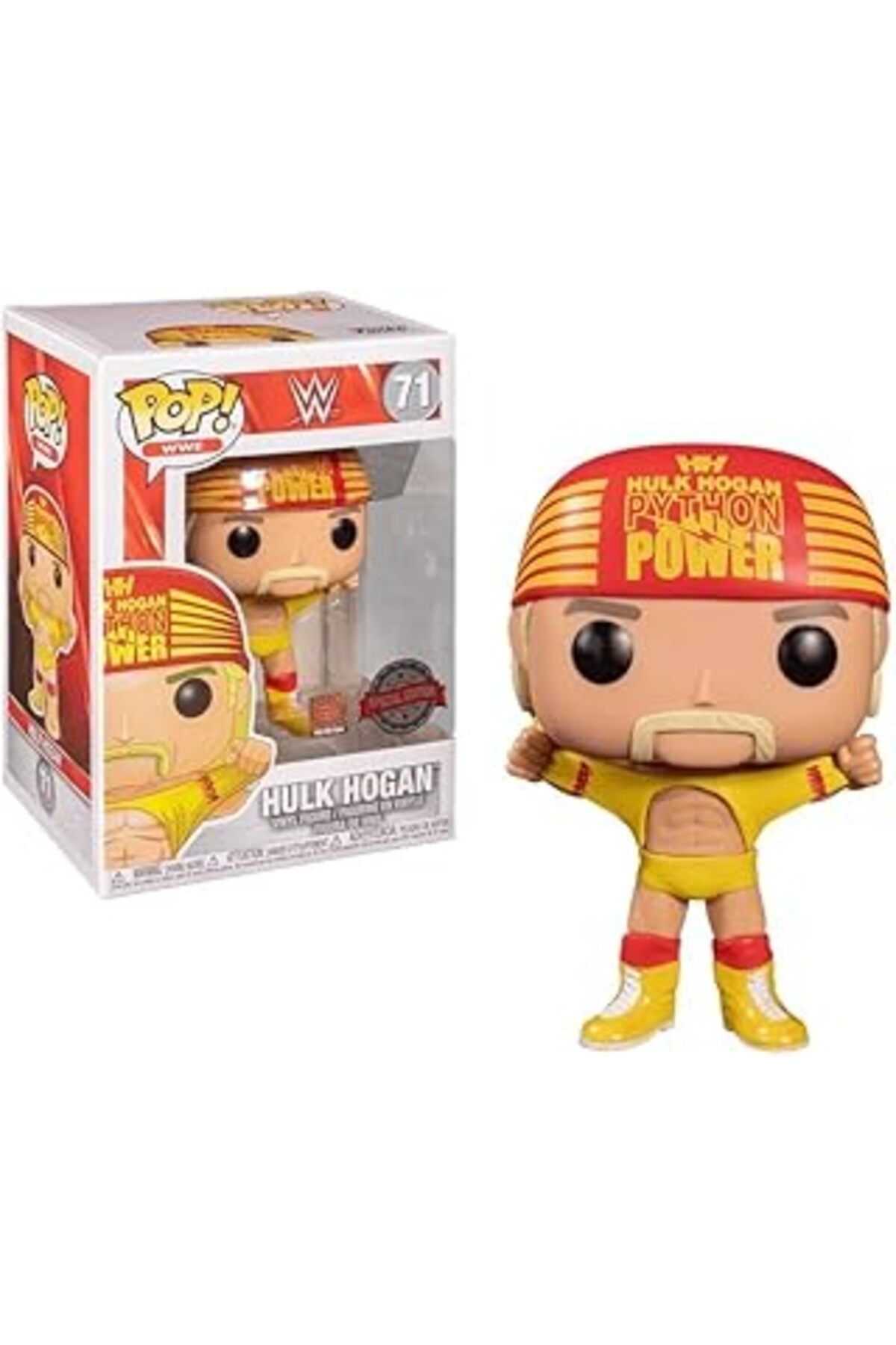 Qedii Funko Pop Wwe: Wrestlemania 3- Hulk Hogan Special Edition Figür