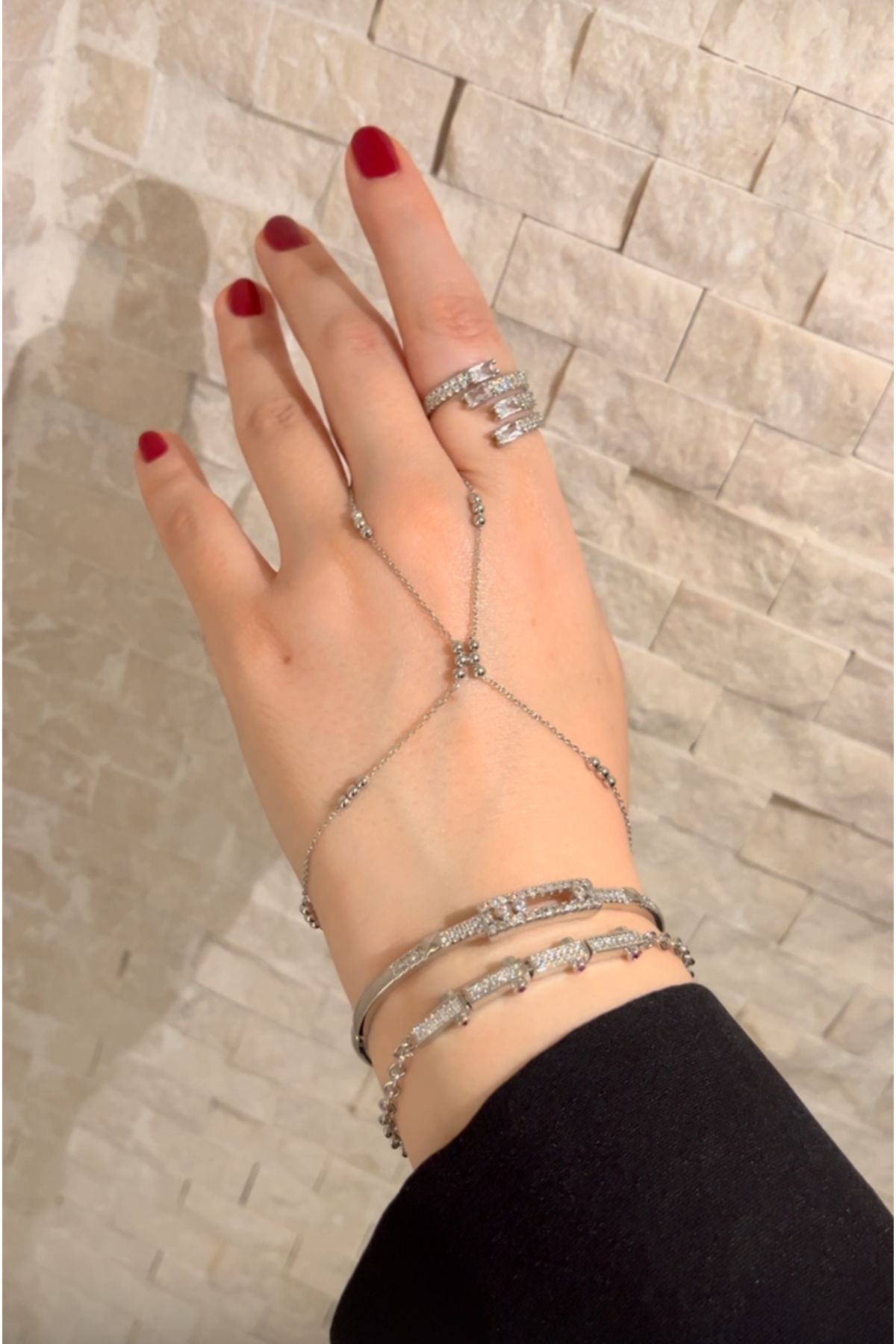 VİOLET ACCESSORİES DORİKA DETAY ŞAHMERAN/ÇELİK