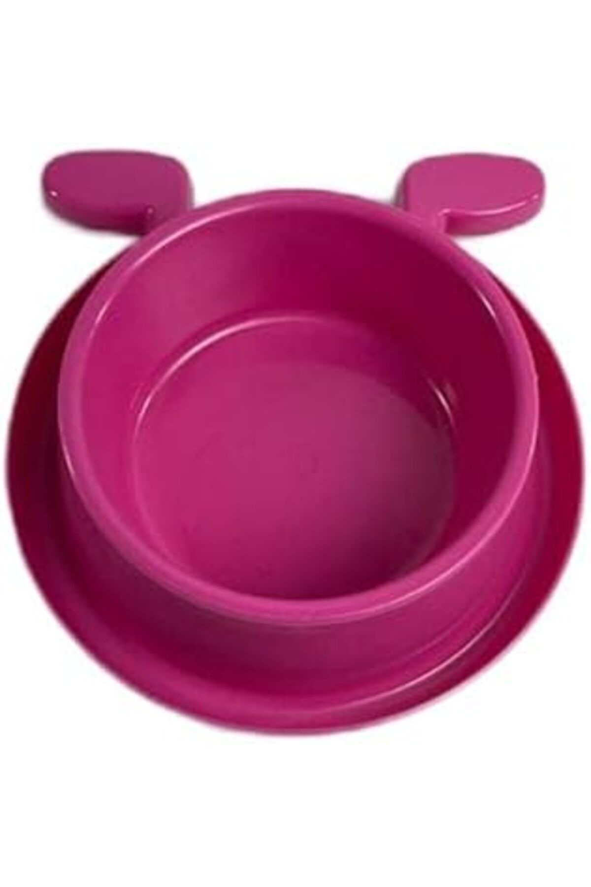 Qedii Miapet Plastik Köpek Kulaklı Mama Ve Su Kabı 400 ml Violet