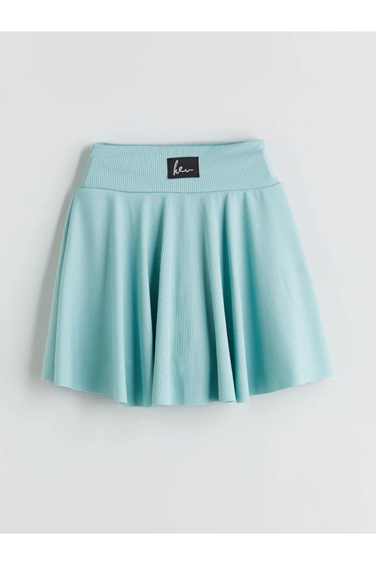 LC Waikiki-Lcw Kids Green Crew Neck Girls Tank Top and Skirt 3
