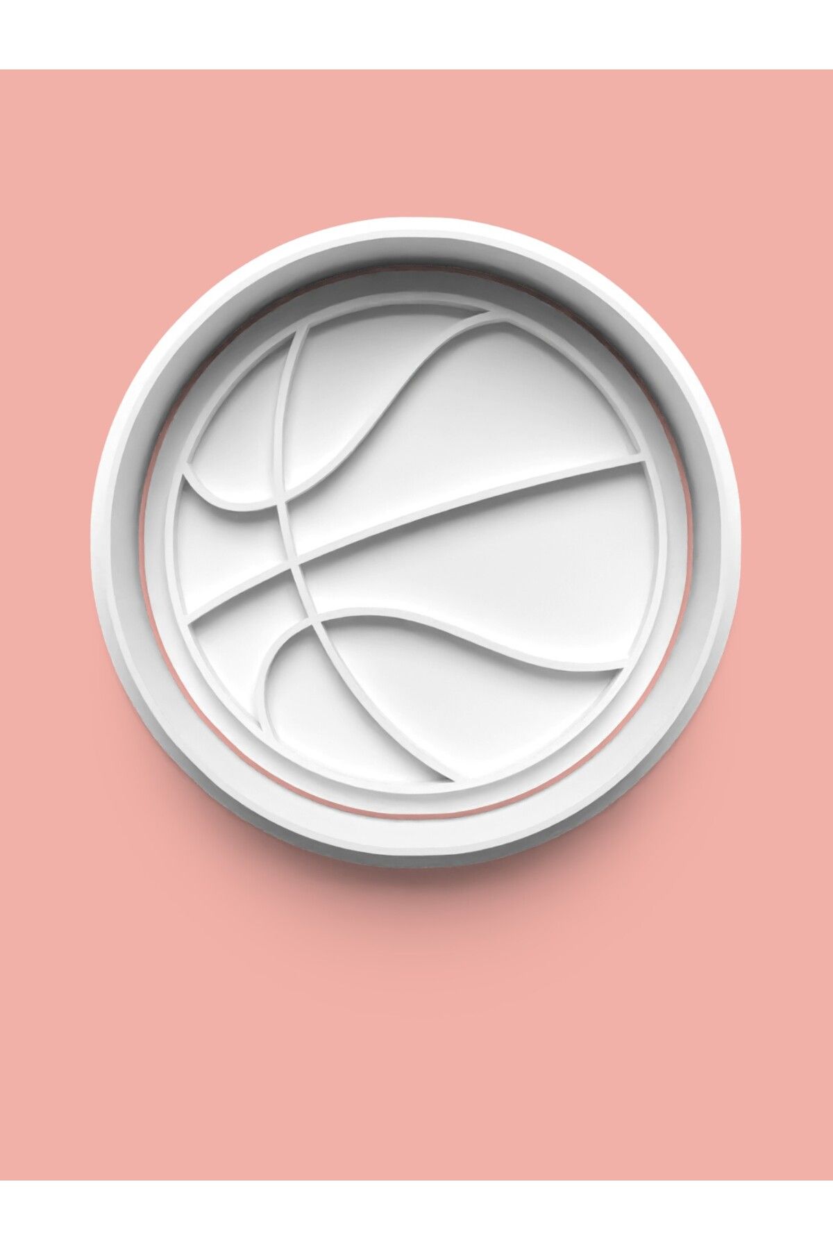 AKTASTORE Basketbol Topu Kurabiye Kalıbı Ve Şeker Hamuru Kalıbı