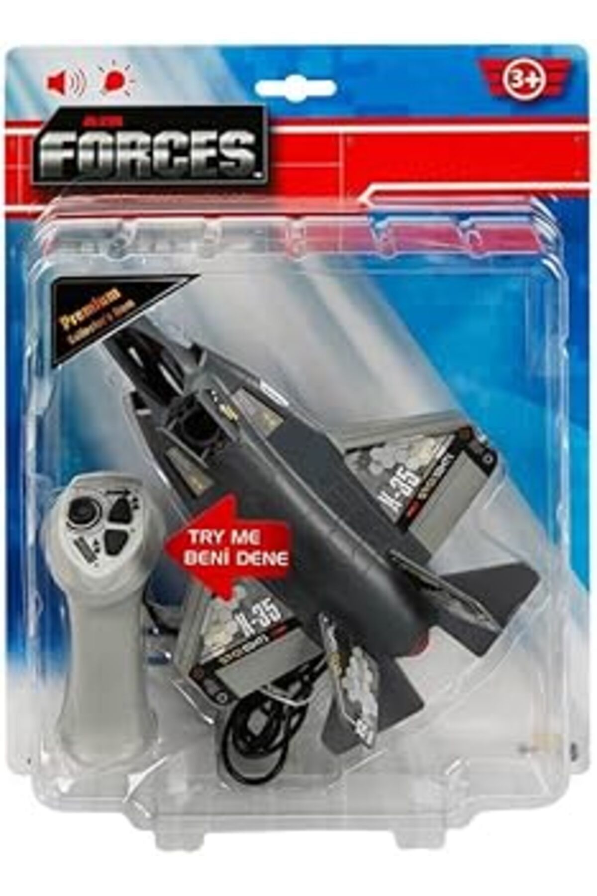 Pazarcan Goldlok Air Forces Kablo Kumandalı Sesli Ve Işıklı X-35 Jet