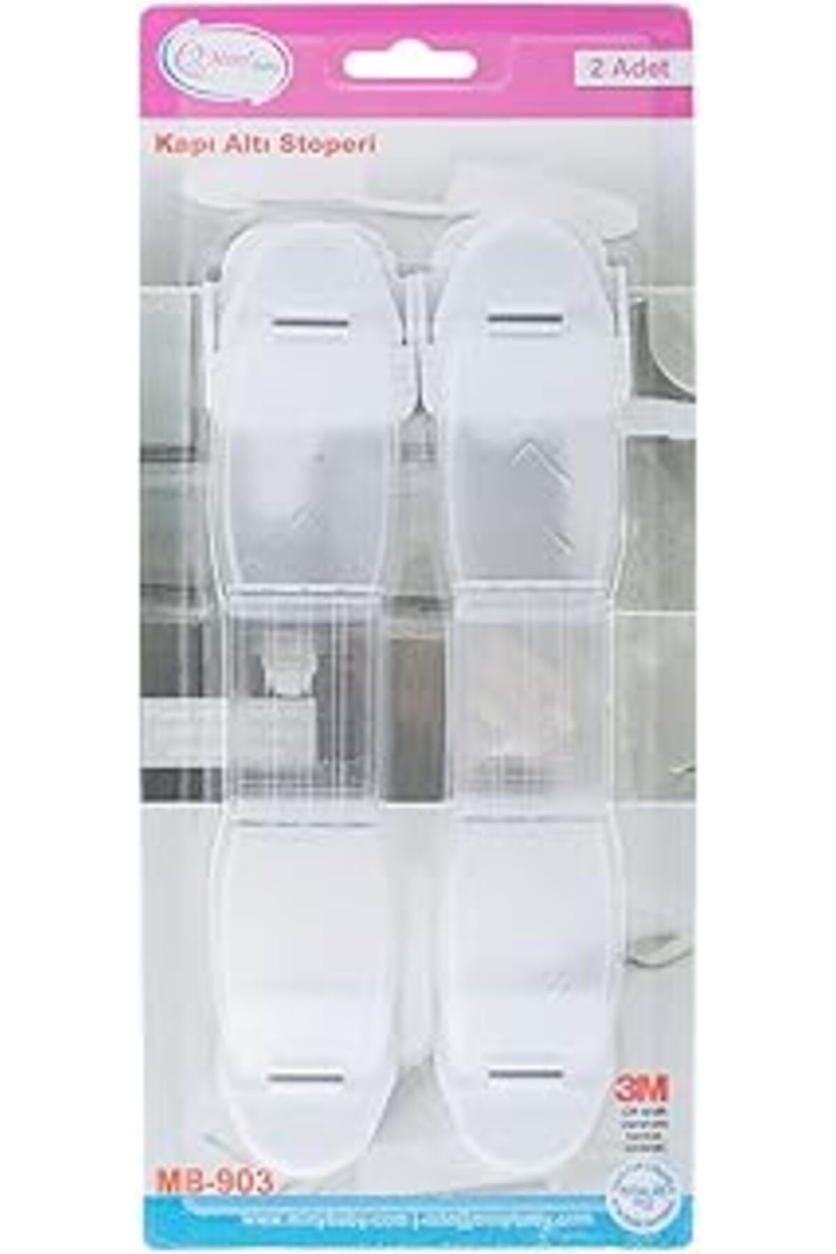 TBSProjects Miny Baby Unisex Kapı Altı Stoperi (Şeffaf, 2 Adet)