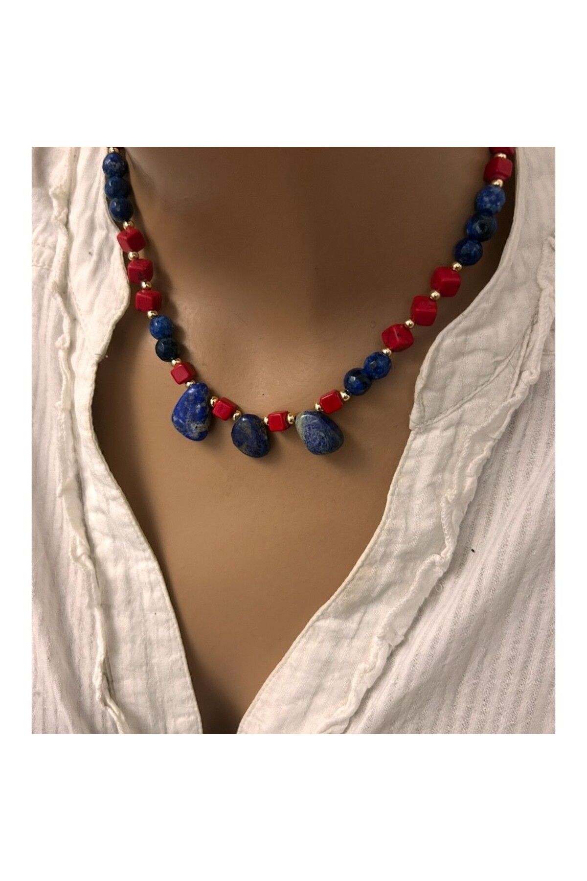 Home Lapis Ve Havlit Dansı Kolye