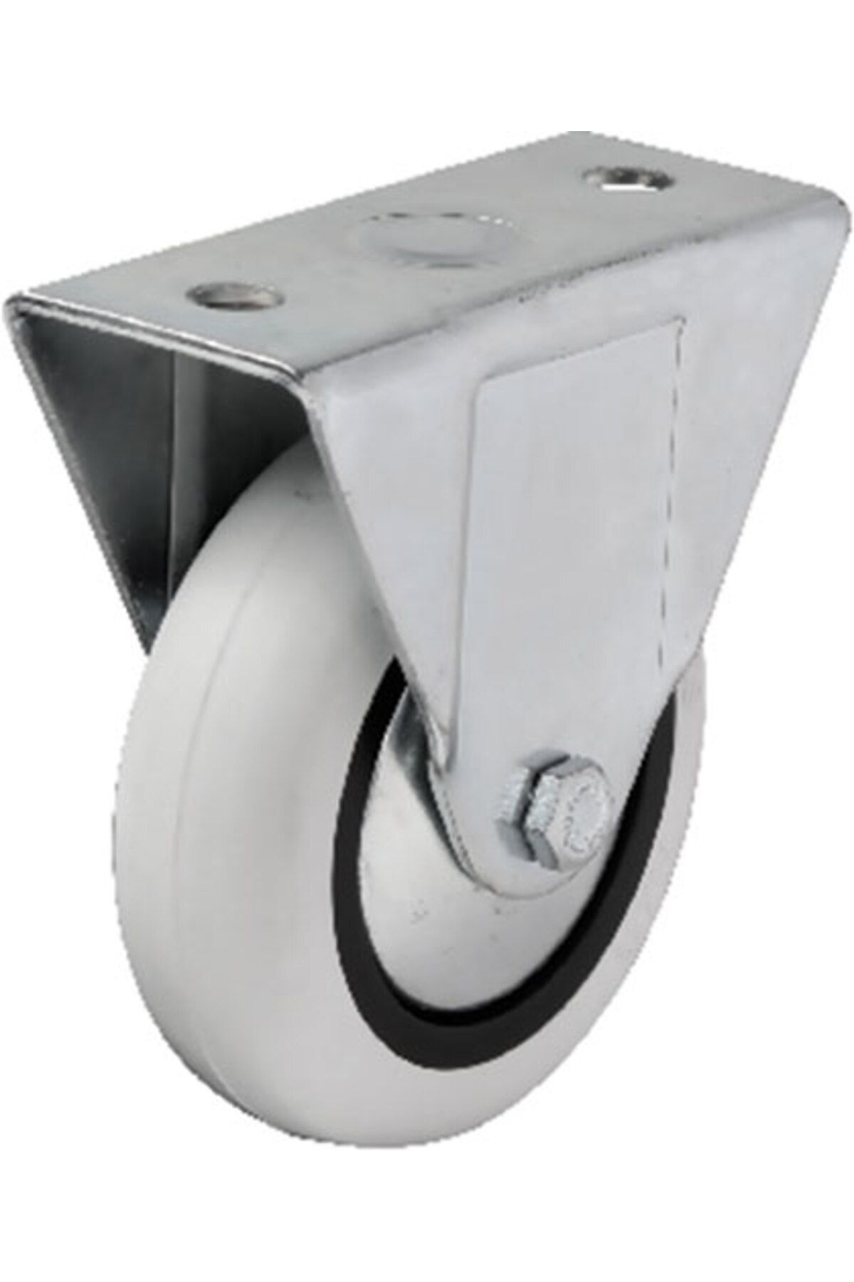 ihtiyaçavm Hts 355 - 75x25 mm PVC Makaralı Sabit Teker 4 Adet