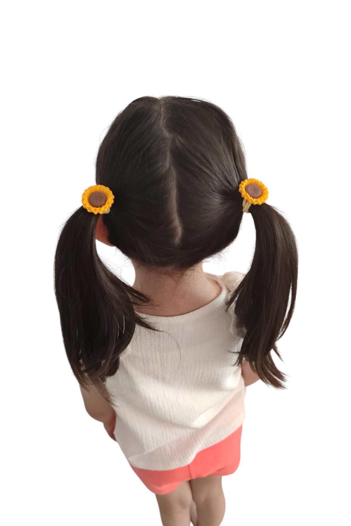 FAMEMUS ACCESSORY Ay Çiceği Figürlü Çocuk Lastik Toka