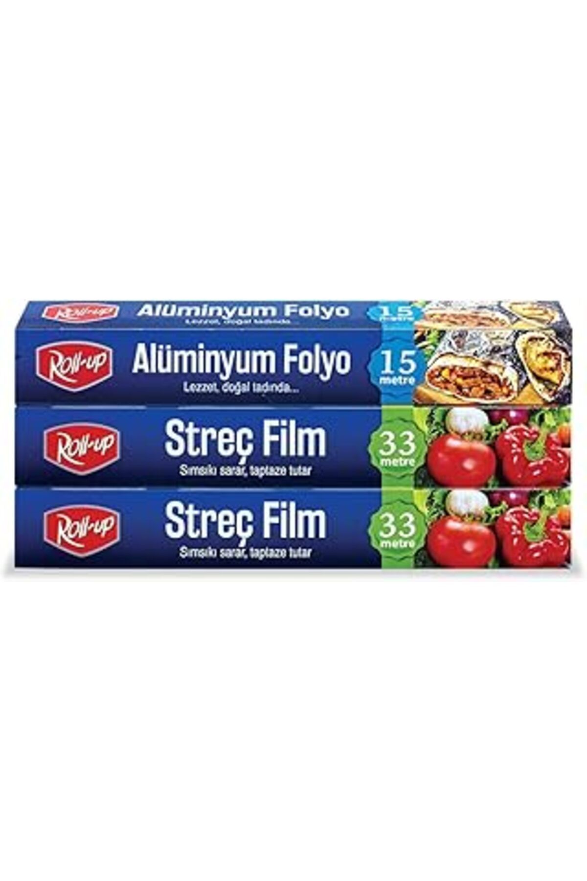 ASİTAN Roll-Up Streç Film + Alüminyum Folyo Ekonomik Mutfak Seti