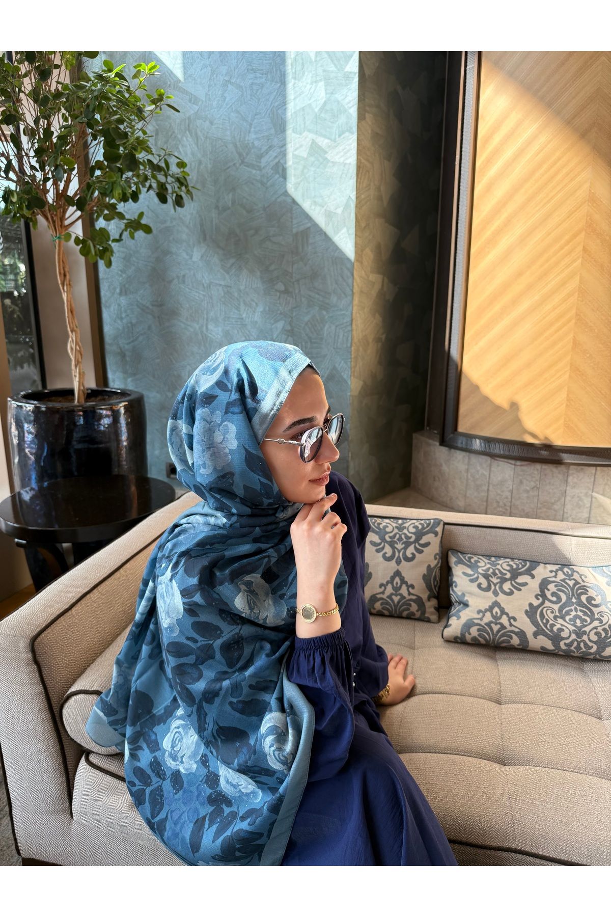 Butik Yaseminofficial Verd Desen Şal