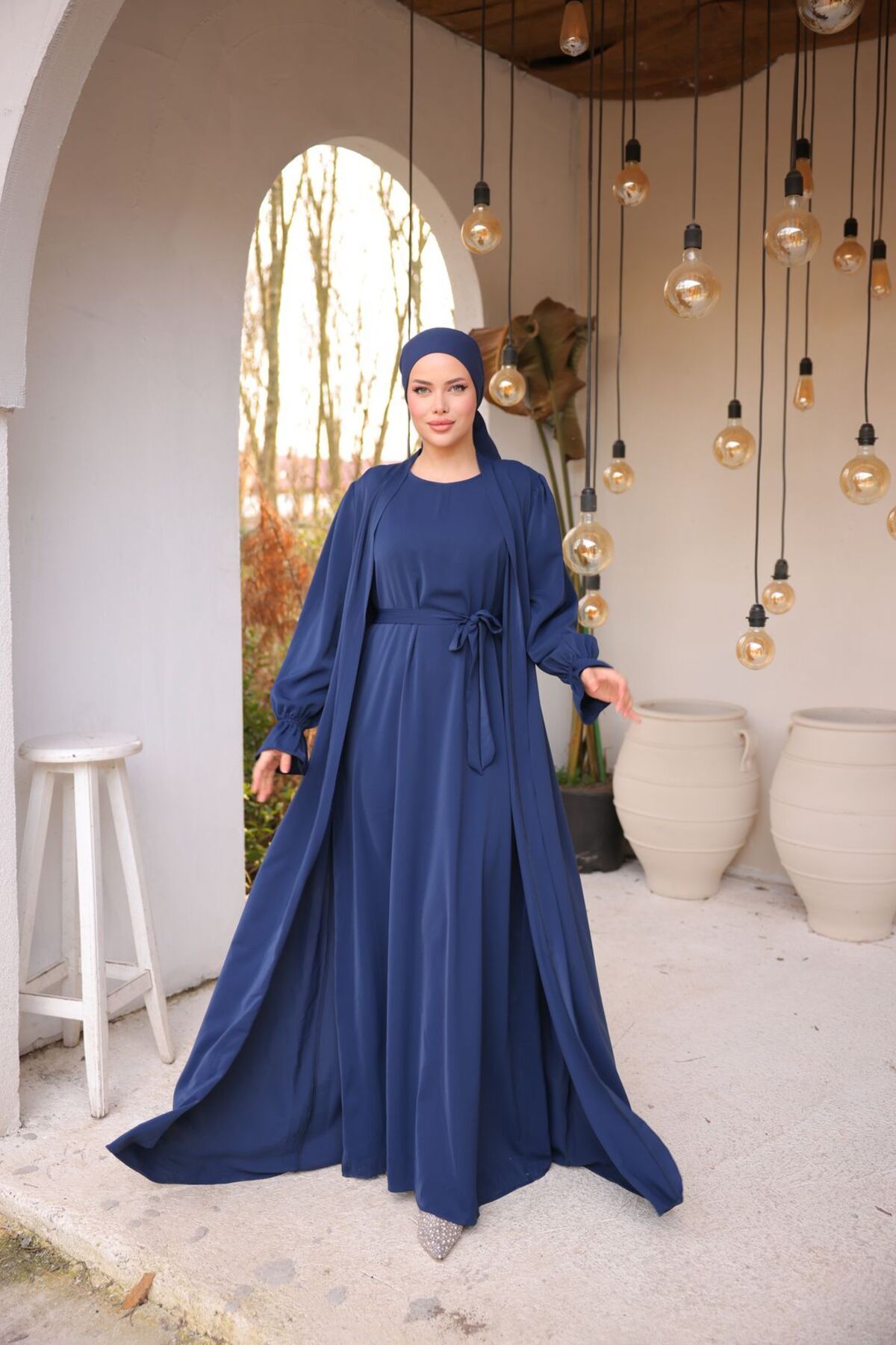 Nissra Ankanoor İkili Abaya Takım Anka25zv29