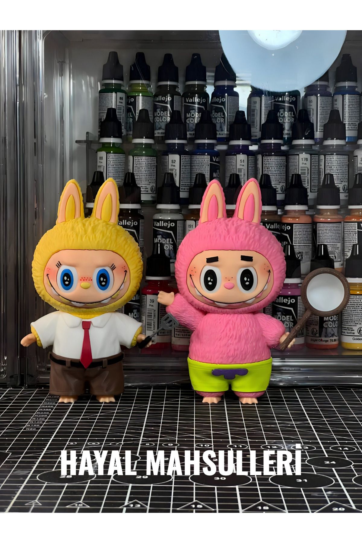 mimo Sünger Bob x Patrick Star Labubu 2'li Set