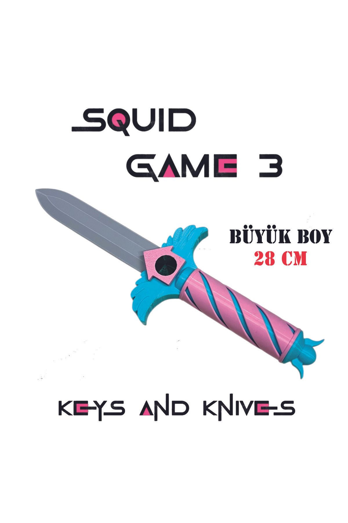 farklı bir hediye Squid game bıçak (knife) - sert plastiktir.