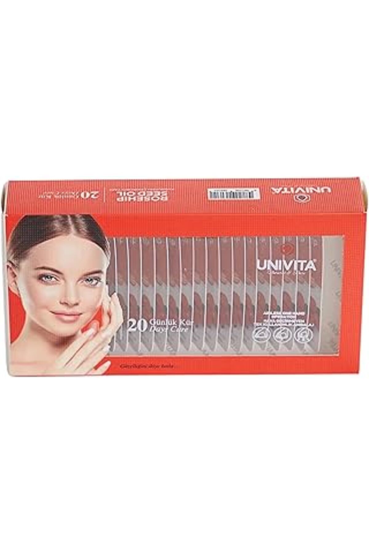 Pazarcan Univita %100 Doğal Katkısız Kuşburnu Çekirdeği Yağı - 20 Günlük Bakım Kürü - 60 Ml (3Ml X 20)
