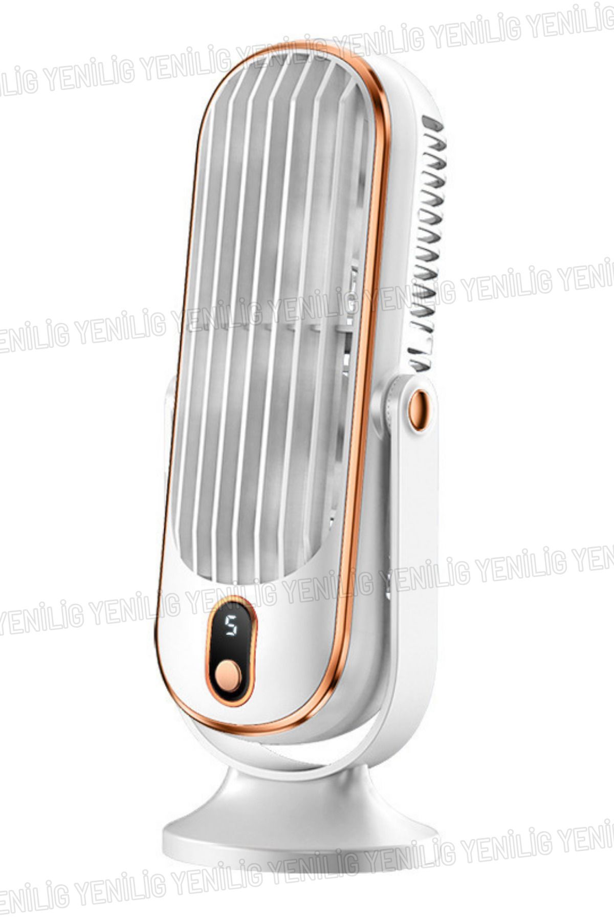 Zogira Her Yöne Serinlik! 720° Dönebilen Çift Fan – Sessiz Motor, 5 Hız Modu, Uzun Pil Ömrü